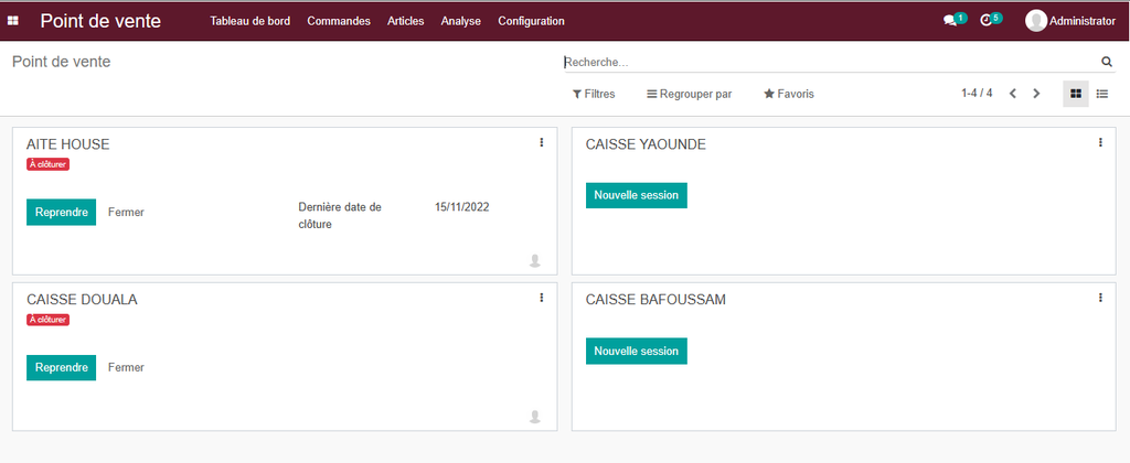 Point de Vente